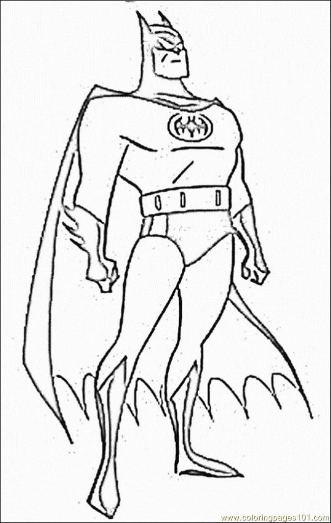 Coloring Pages Batman Coloring Pages 3 (Cartoons > Batman) - free