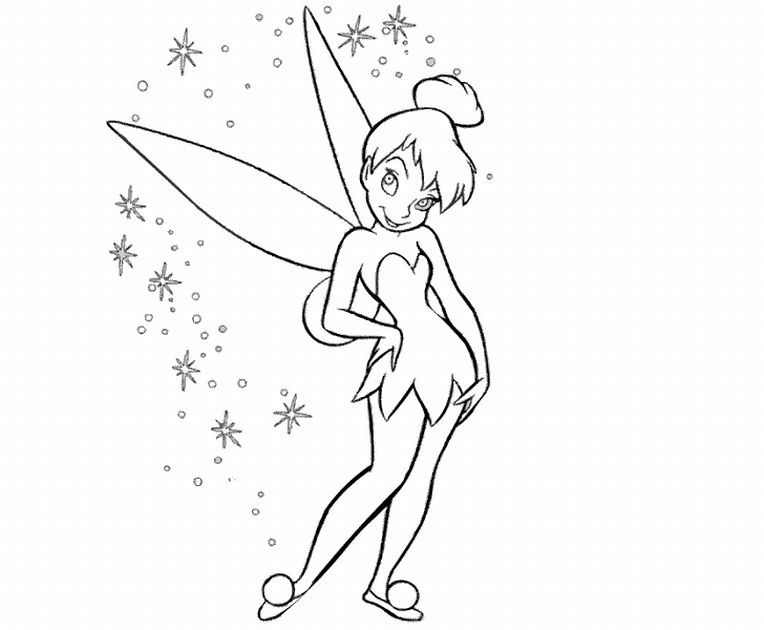 Disney Fairies Coloring Pages | Cartoon Coloring Pages