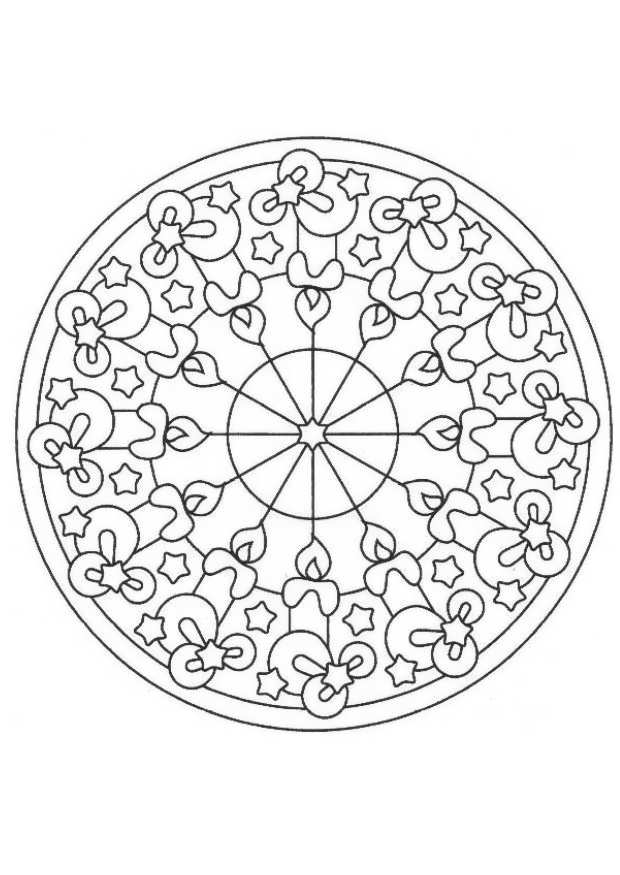 free kaleidoscope coloring pages