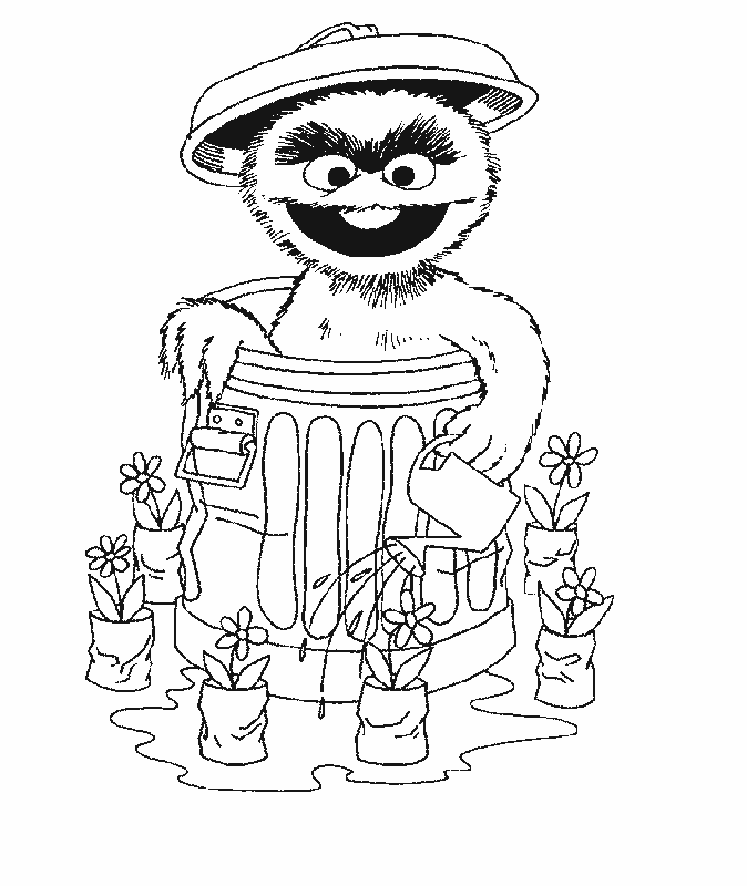 Sesame Street | Free Printable Coloring Pages – Coloringpagesfun.com