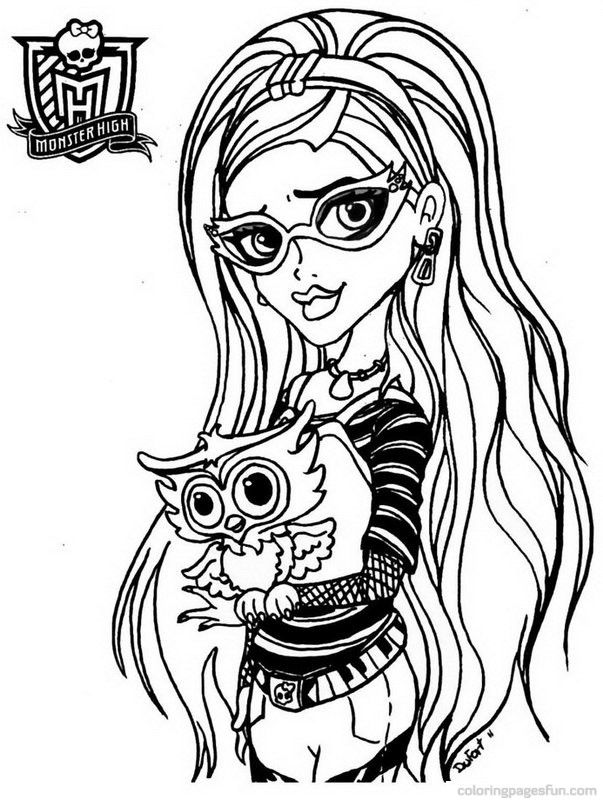 Monster High Coloring Pages 21 | Free Printable Coloring Pages