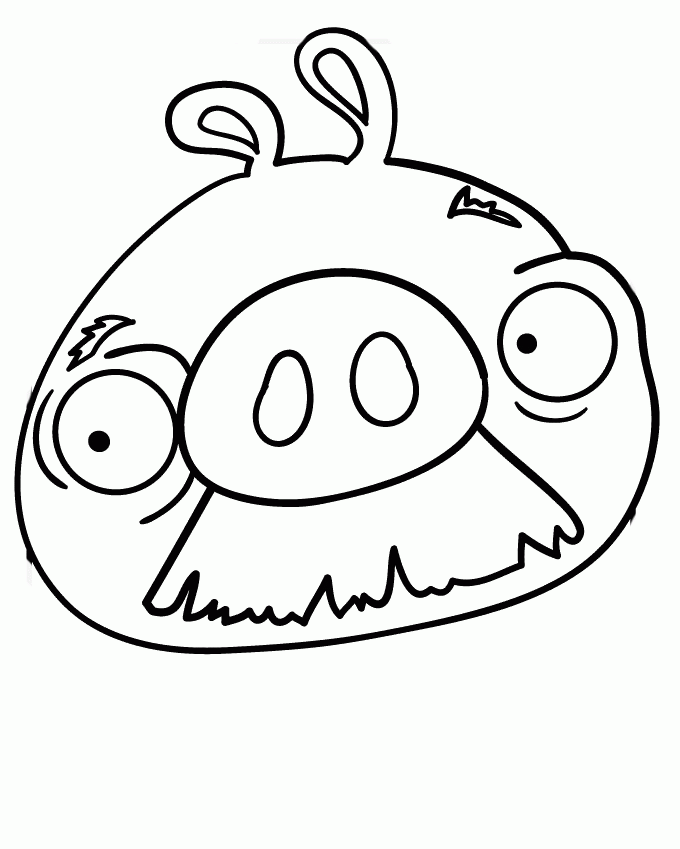 pigs angry birds Colouring Pages (page 2)