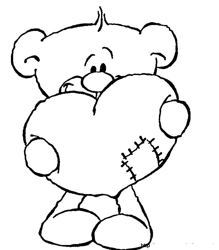 Valentines Coloring Pages For Kids - Free Printable Coloring Pages