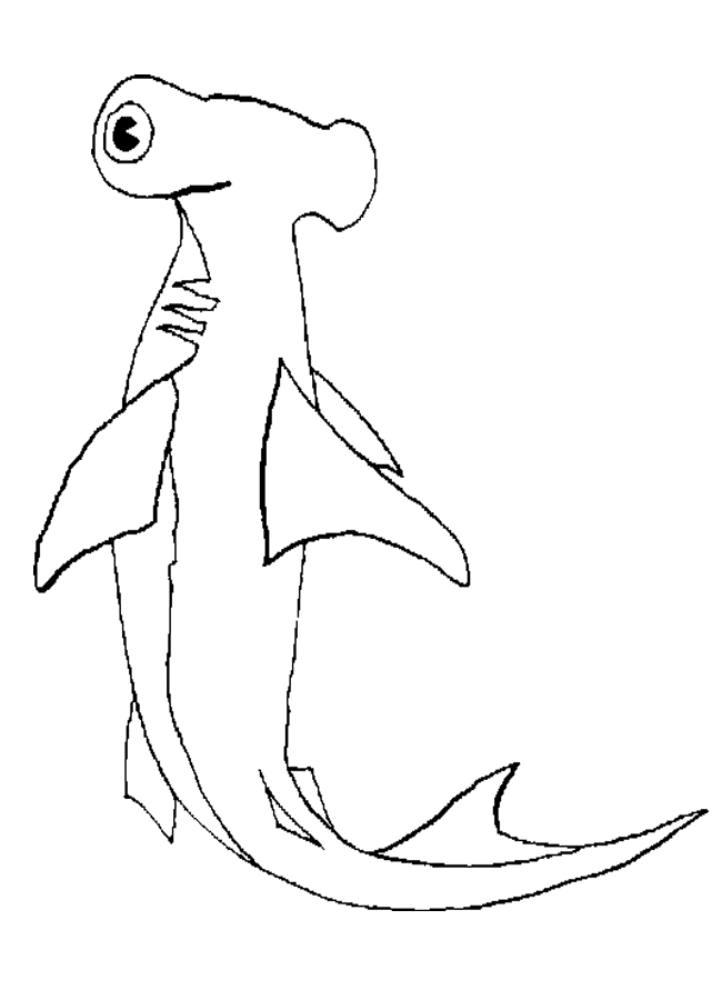 Basking Shark coloring page - Animals Town - Free Basking Shark