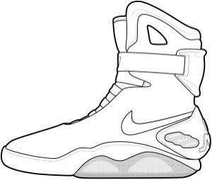 Coloring Pages Of Nike Shoes - Сoloring Pages For All Ages