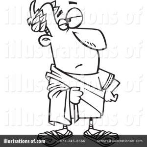 Julius Caesar Clipart #1169880 - Illustration by Ron Leishman