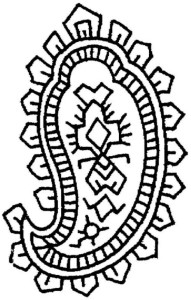 Paisley Mosaic Coloring Page - Free & Printable Coloring Pages For ...