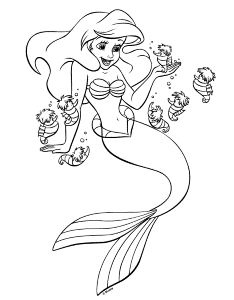 Little Mermaid Coloring Pages Free Printable | Find the Latest