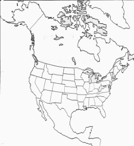 north america map coloring page - High Quality Coloring Pages