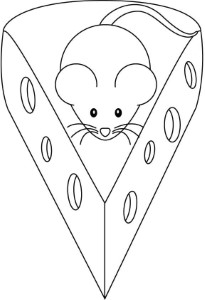 8 Pics of Cheese Mice Coloring Pages - Mice with Cheese Coloring ...