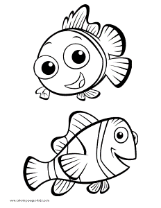 Finding Nemo coloring pages - Coloring pages for kids - disney