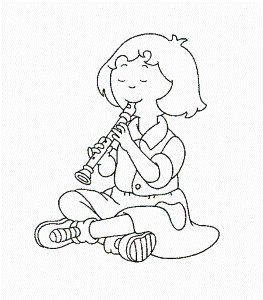 Caillou coloring pages 2014