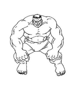 Hulk Coloring Pages For Kids | Printable Coloring Pages