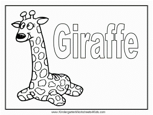 coloring pages giraffe : Printable Coloring Sheet ~ Anbu Coloring