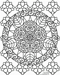 Flower Mandala Coloring Pages | 99coloring.com