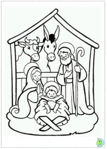 Manger Coloring Pages