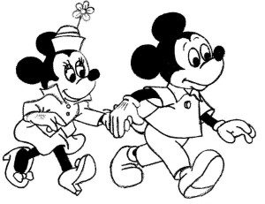 Coloring Pages Of Minnie Mouse And Mickey | Rsad Coloring Pages