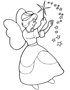 Fairy Coloring Pages and Book | UniqueColoringPages