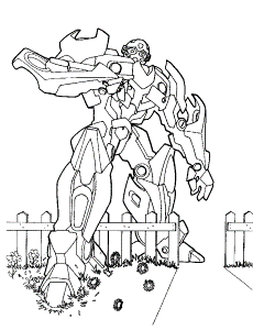 bumblebee Transformers: Age of Extinction coloring pages for kids