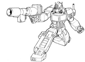 Optimus Prime transformers age of extinction coloring pages