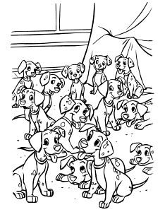 Coloring Page - 101 dalmatians coloring pages 24