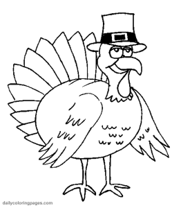 turkey for coloring pages
