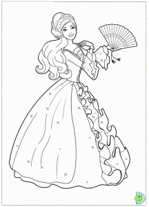 Barbie Coloring page