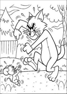 Free Printable Tom and Jerry Coloring Pages For Kids | coloring pages
