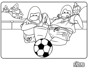 Club-penguin-coloring-15 | Free Coloring Page Site