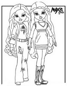 Moxie Girlz Coloring Pages (4) - Coloring Kids