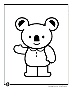 Cute Cartoon Animals Coloring Pages | lol-