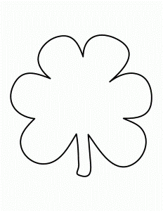 Coloring Pages Terrific Shamrock Coloring Page Picture Id 176067
