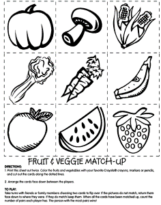 Fruit And Vegetable Coloring Pages For Kids 17 | Free Printable
