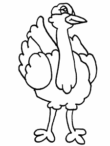 Ostrich Coloring Pages 55 | Free Printable Coloring Pages
