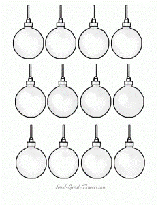 Christmas Ornaments Coloring Pages | Coloring Pages
