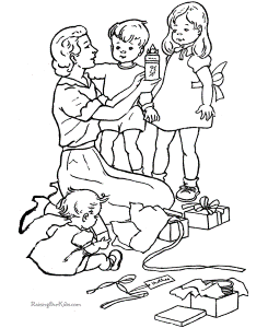 Grandparents Day Coloring Page : Printable Coloring Book Sheet