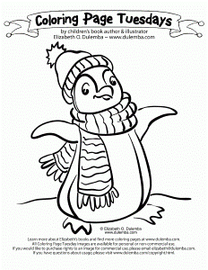 Penguin Coloring Pages 5 | Free Printable Coloring Pages