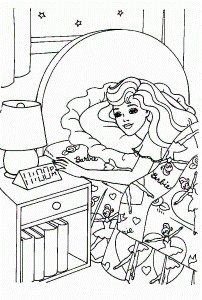 Films Barbie print coloring pages. 3