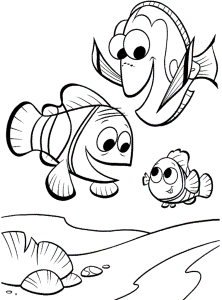 Finding Nemo Coloring Pages | Coloring Page HQ
