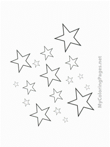 Pdf Icon To Open And Print The Specials Stars Coloring Plate 9424