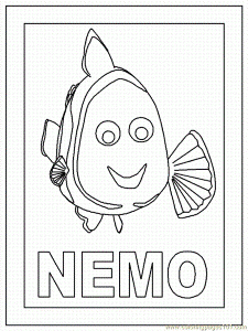 Coloring Pages Finding Nemo12 (9) (Cartoons > Finding Nemo) - free