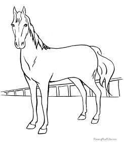 Horse Coloring Pages Online - Free Printable Coloring Pages | Free
