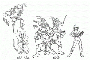 Ninja Turtles Coloring Pages - Free Coloring Pages For KidsFree