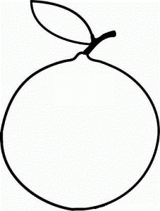 Coloring Pages of Oranges | Coloring