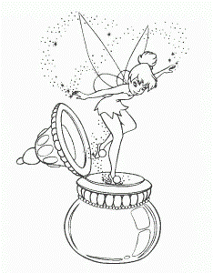 TinkerBell Coloring Pages (11) - Coloring Kids