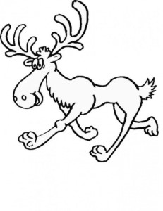 Moose Coloring Page 789 1024 Free Coloring Pages For Kids 244835