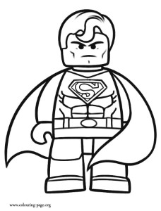lego superman coloring pages to print - KidsColoringPics.