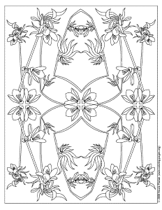 Search Results » Colouring Pages Flower Pattern