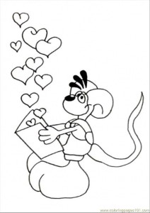 Coloring Pages Diddle (Cartoons > Diddl) - free printable coloring
