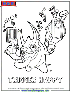 Skylanders Spyros Adventure Tech First Edition Trigger Happy